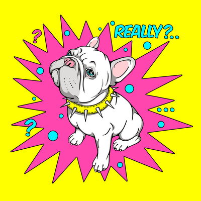 Unisex Jersey Short Sleeve Tee "French bulldog really?"