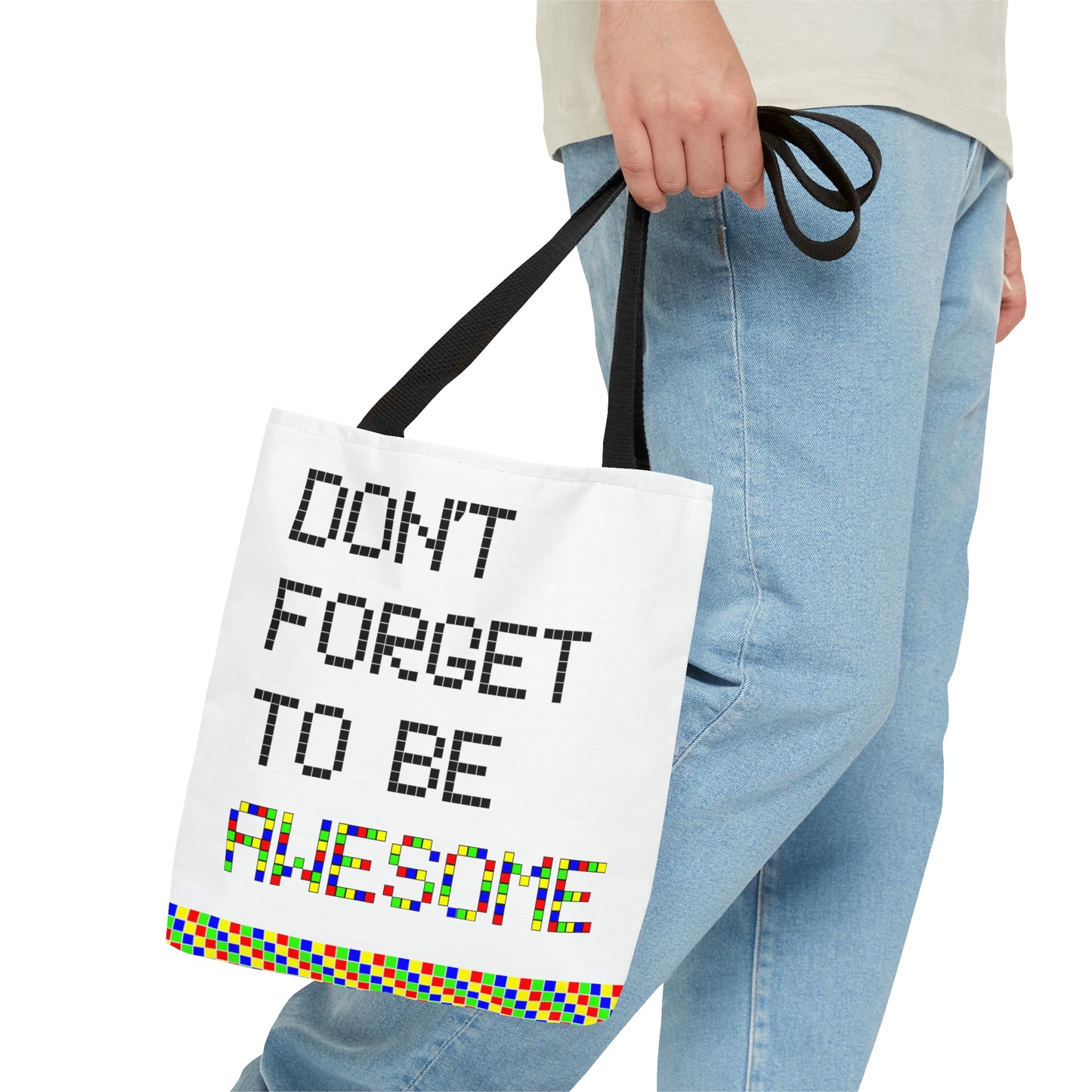 AOP Tote Bag "Don't forget to be awesome"