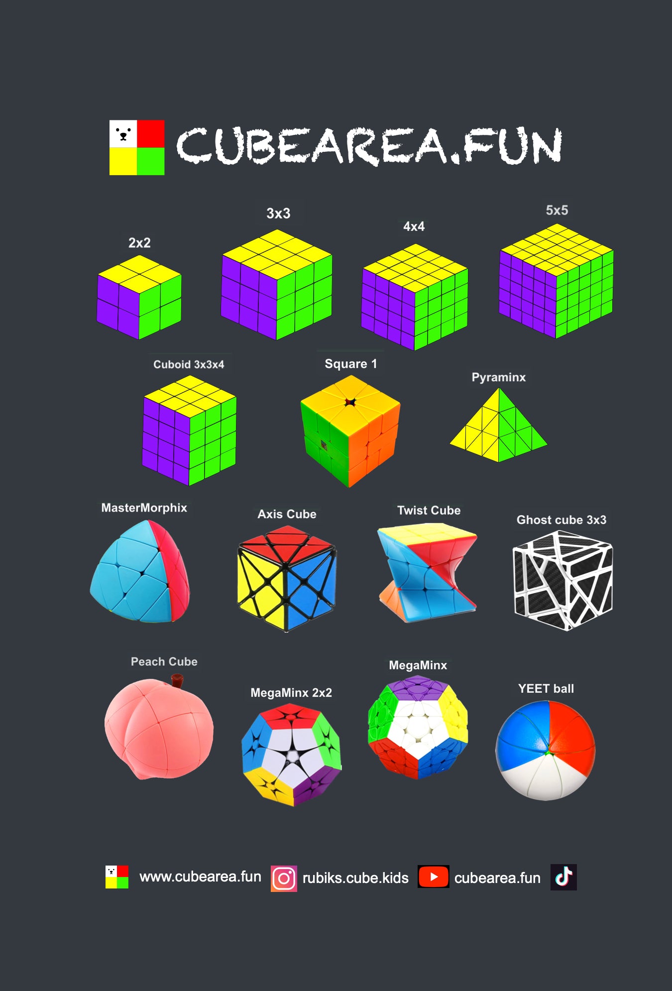 Paper Book Cubearea.fun How to solve 3x3 cube and other puzzles (15 puzzles, 66 pages). FREE SHIPPING!