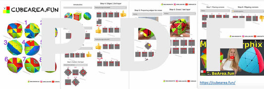 PDF Printable Scheme How to solve a MasterMorphix cube 3x3 by Cubearea.fun