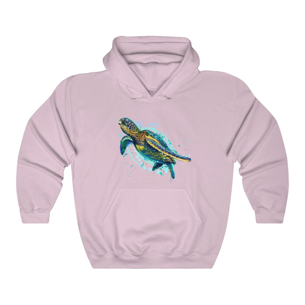Unisex Heavy Blend™ Hooded Sweatshirt "Sea colorful turtle"