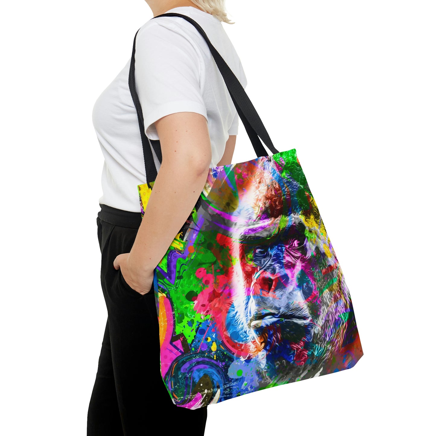 AOP Tote Bag "Gorilla color art"