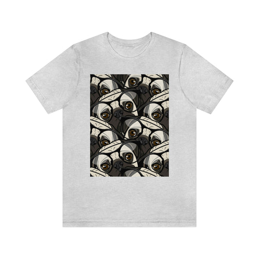 Unisex Jersey Short Sleeve Tee "Pugs pattern"