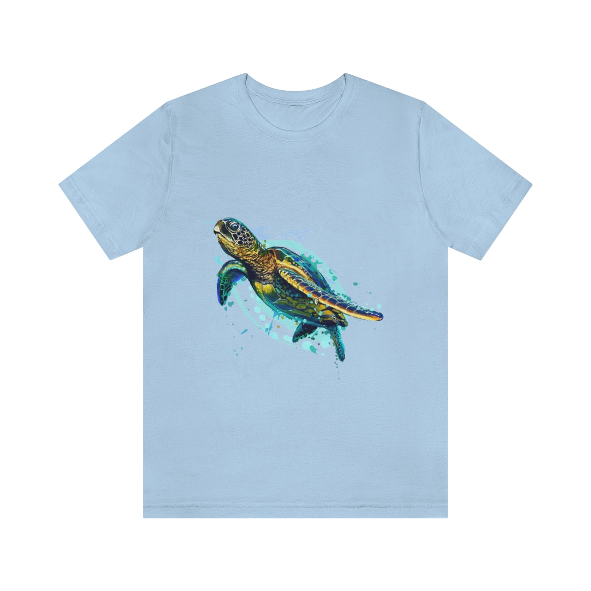 Unisex Jersey Short Sleeve Tee "Sea colorful turtle"