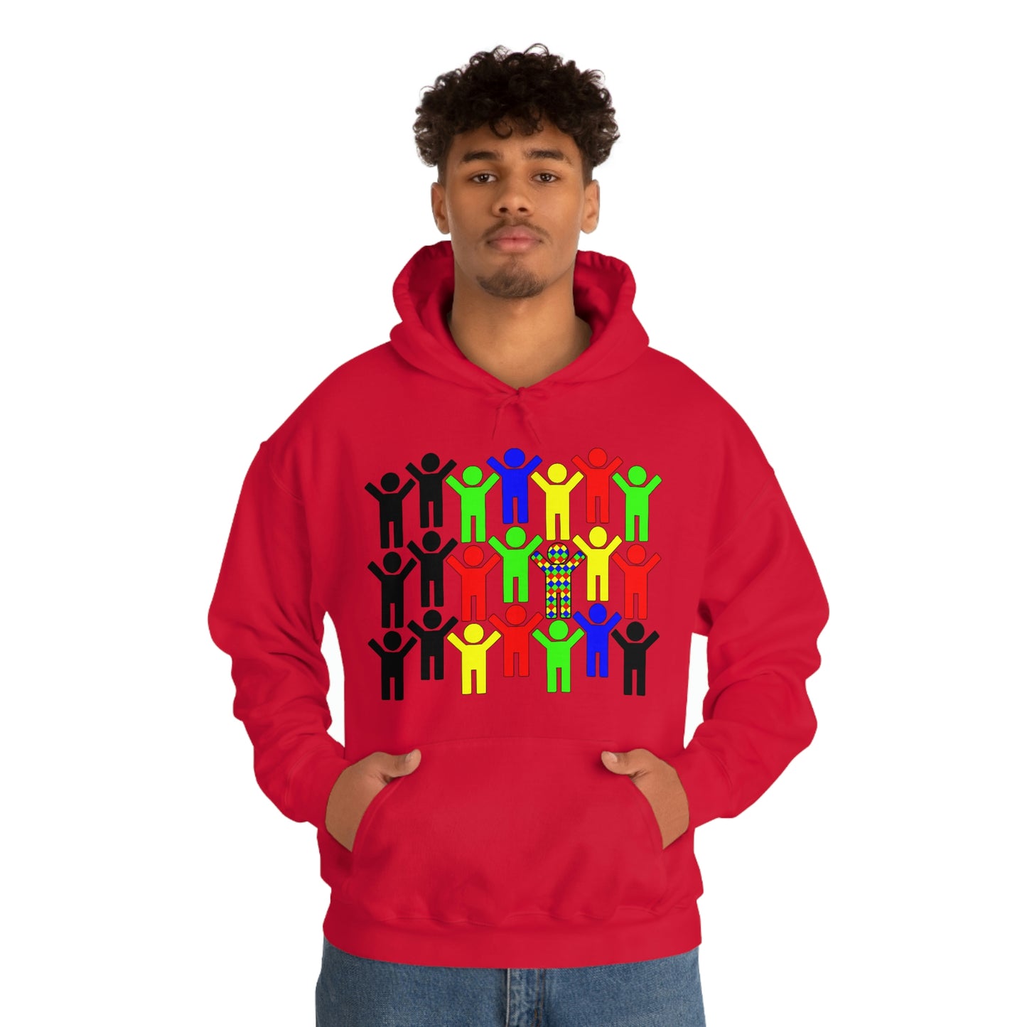 Unisex Heavy Blend™ Hooded Sweatshirt "Change the world by changing yourself"