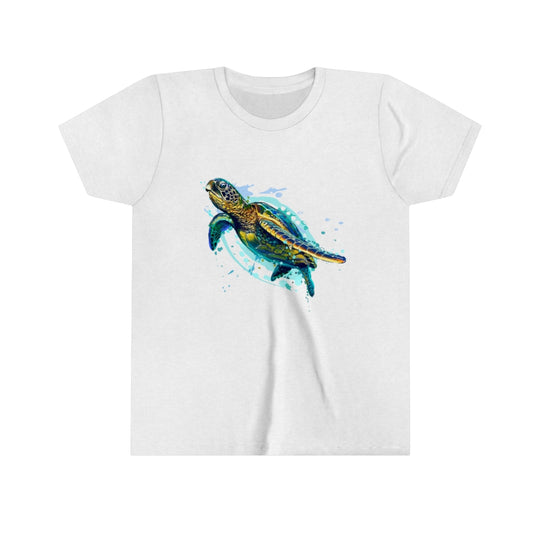 Youth Short Sleeve Tee "Sea colorful turtle"