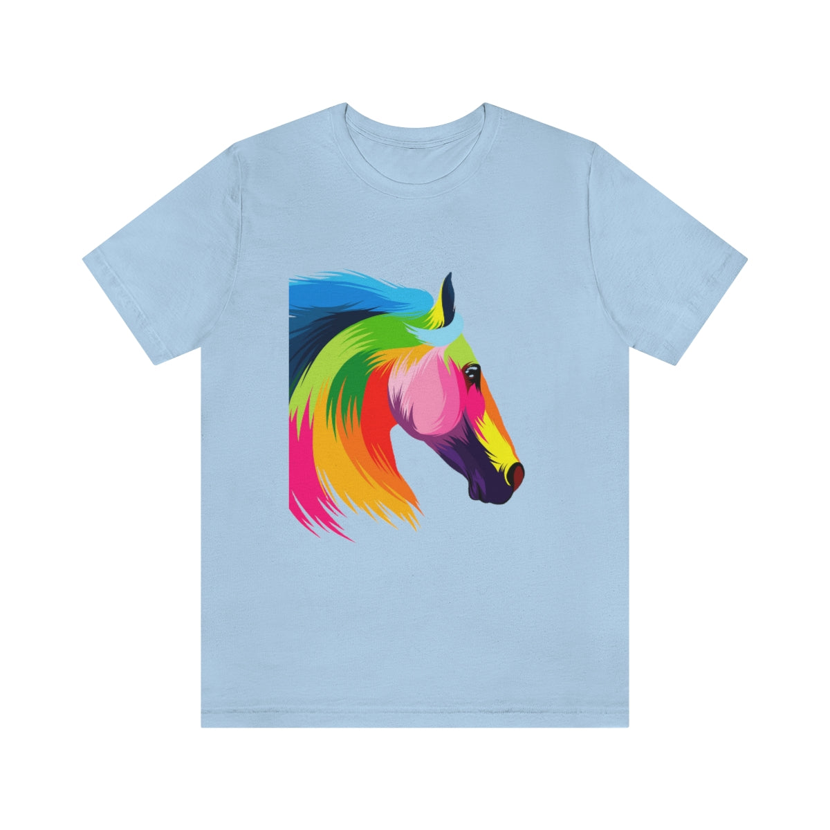 Unisex Jersey Short Sleeve Tee "Abstract colorful horse"