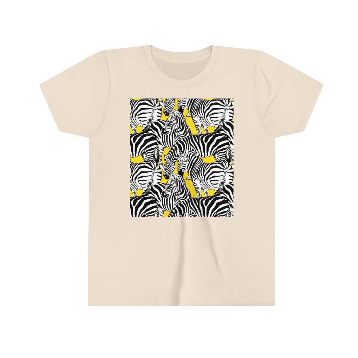 Youth Short Sleeve Tee "Colorful zebras"