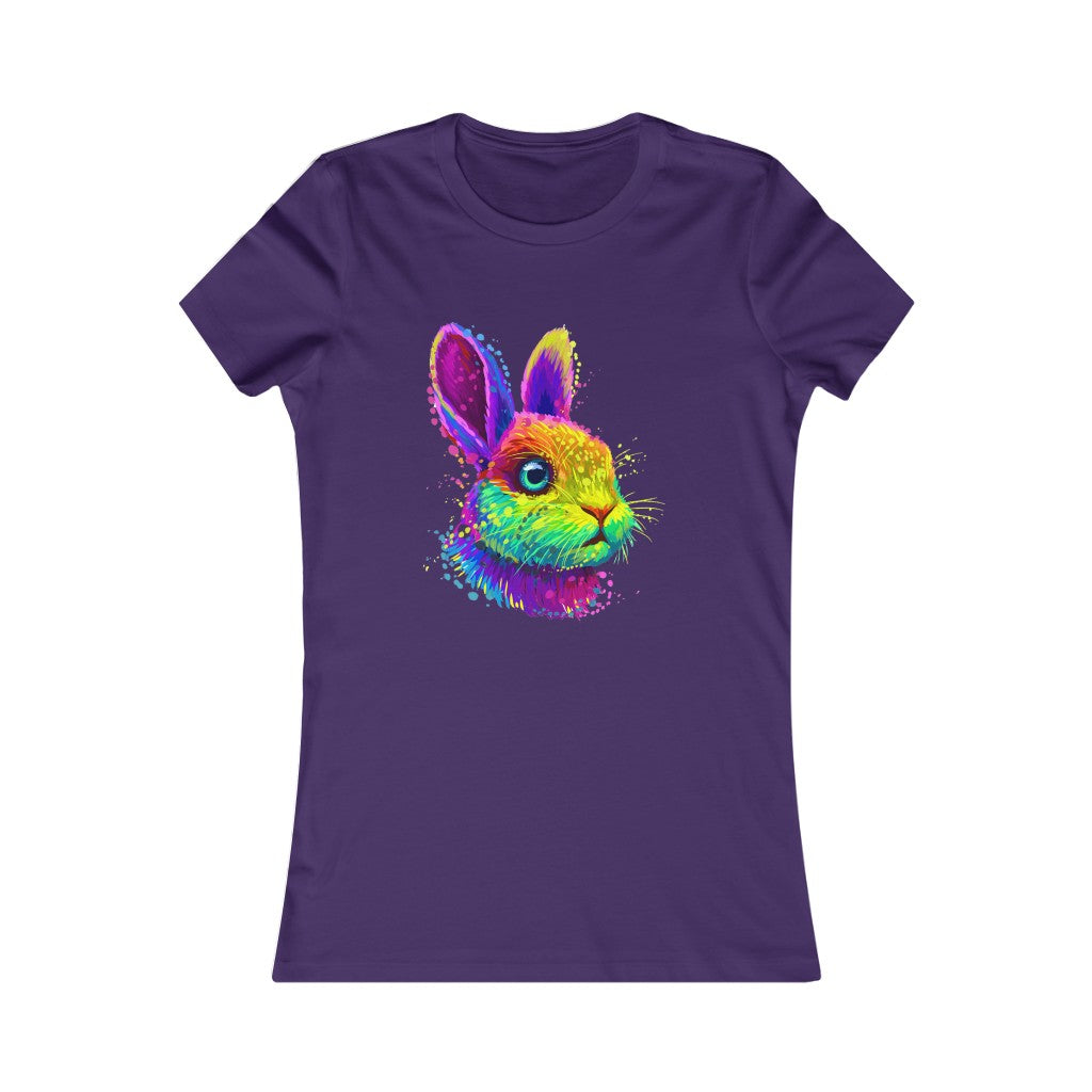 Women's Favorite Tee "Abstract colorful little rabbit"
