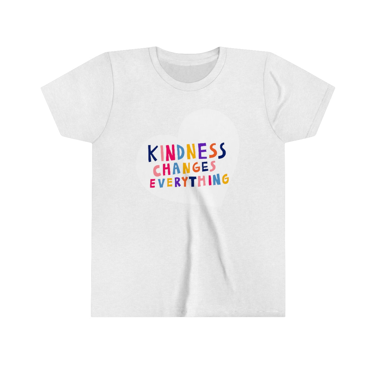 Youth Short Sleeve Tee "Pink shirt DAY Kindness changes everything"