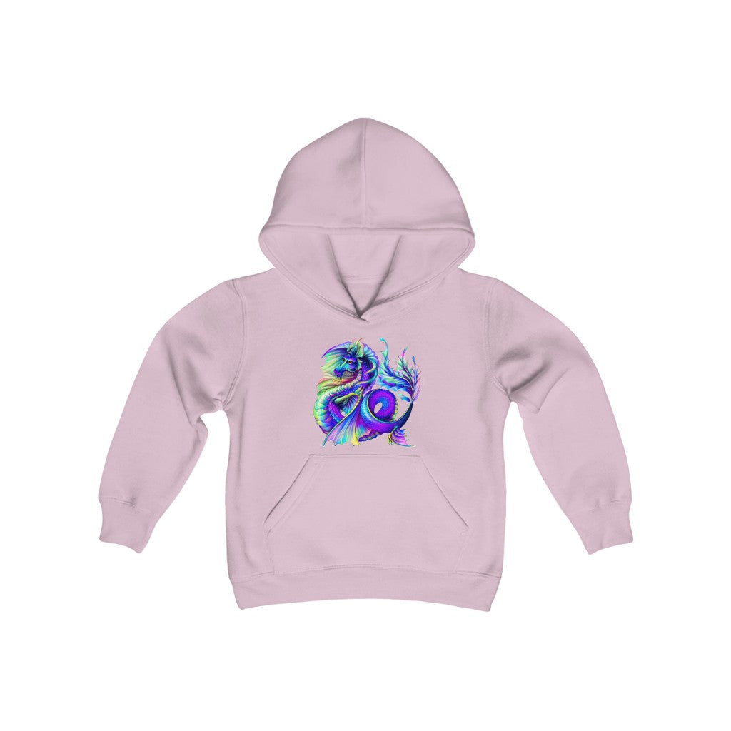 Youth Heavy Blend Hooded Sweatshirt "Multi-colored dragon"