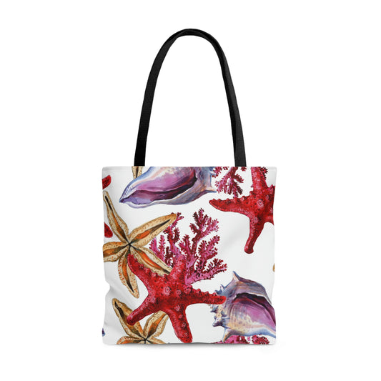 AOP Tote Bag "Underwater nature coral reef"