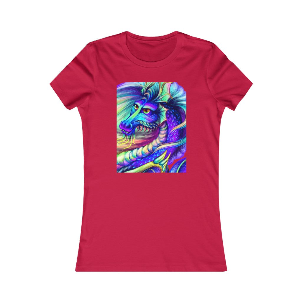 Women's Favorite Tee "Multi-colored dragon"