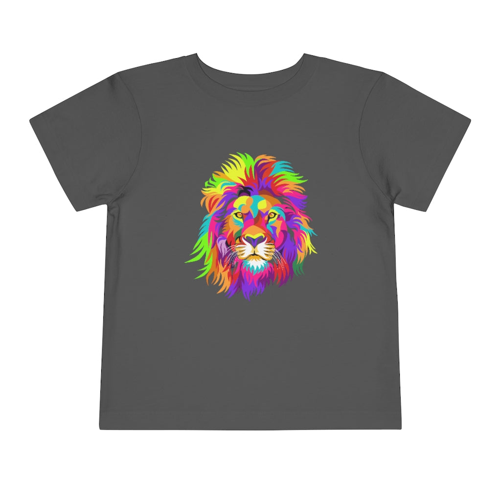 Kids Short Sleeve Tee "Colourful Lion"