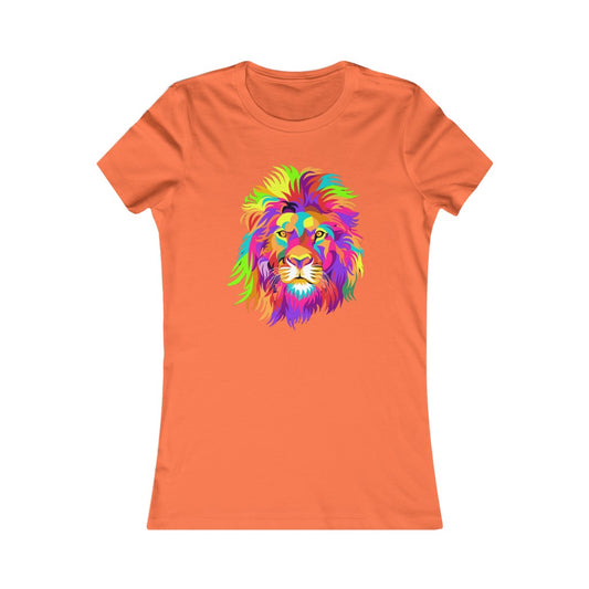 Women's Favorite Tee "Colourful Lion"
