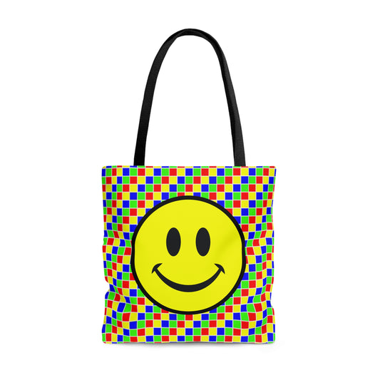 AOP Tote Bag "Smile and mosaic"