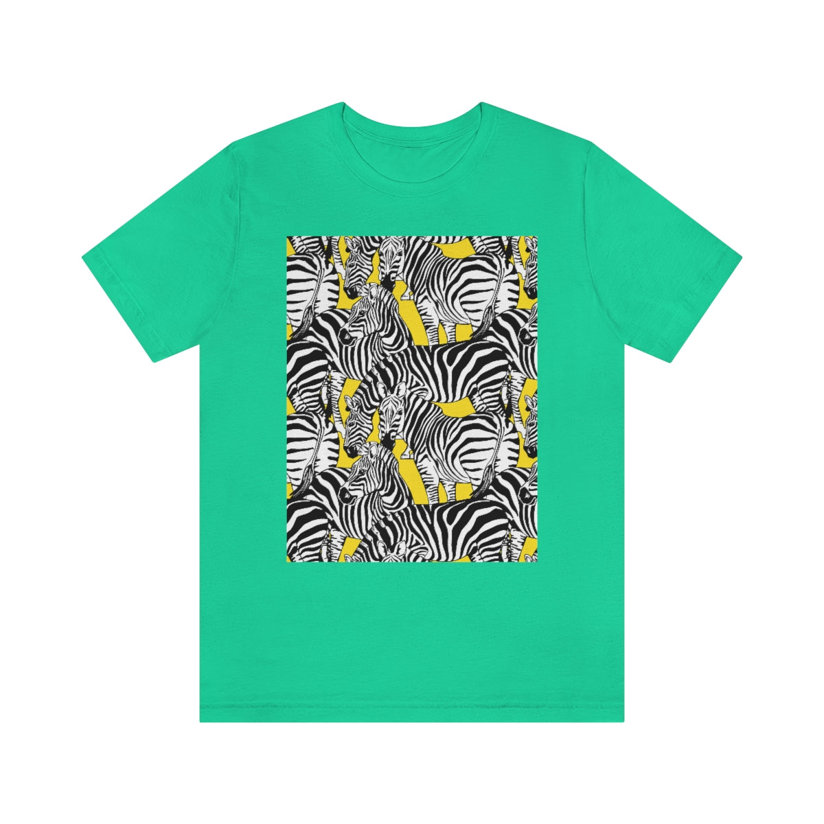 Unisex Jersey Short Sleeve Tee "Colorful zebras"