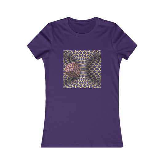 Women's Favorite Tee "Optical illusion Cube"