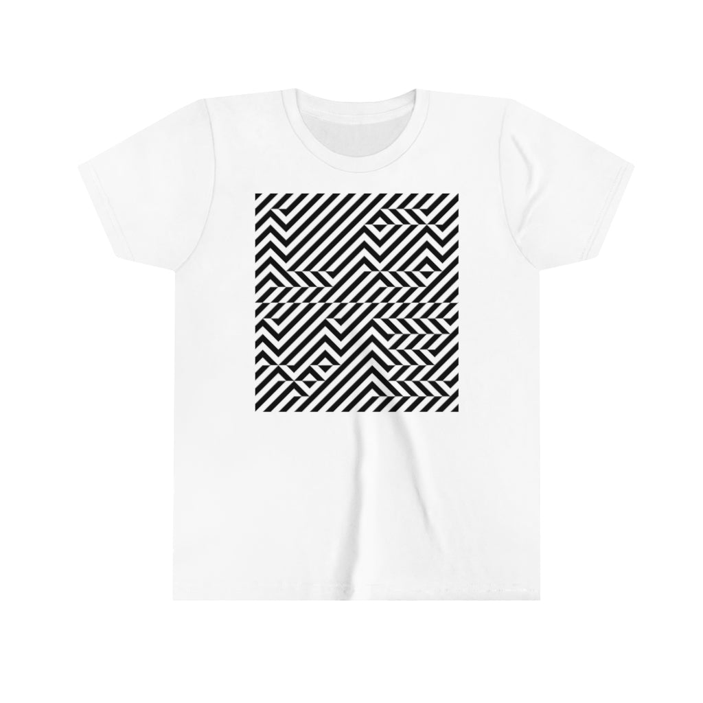 Youth Short Sleeve Tee "Optical illusion LOVE"