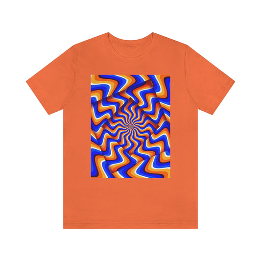 Unisex Jersey Short Sleeve Tee "Optical illusion Abstract turned frames"