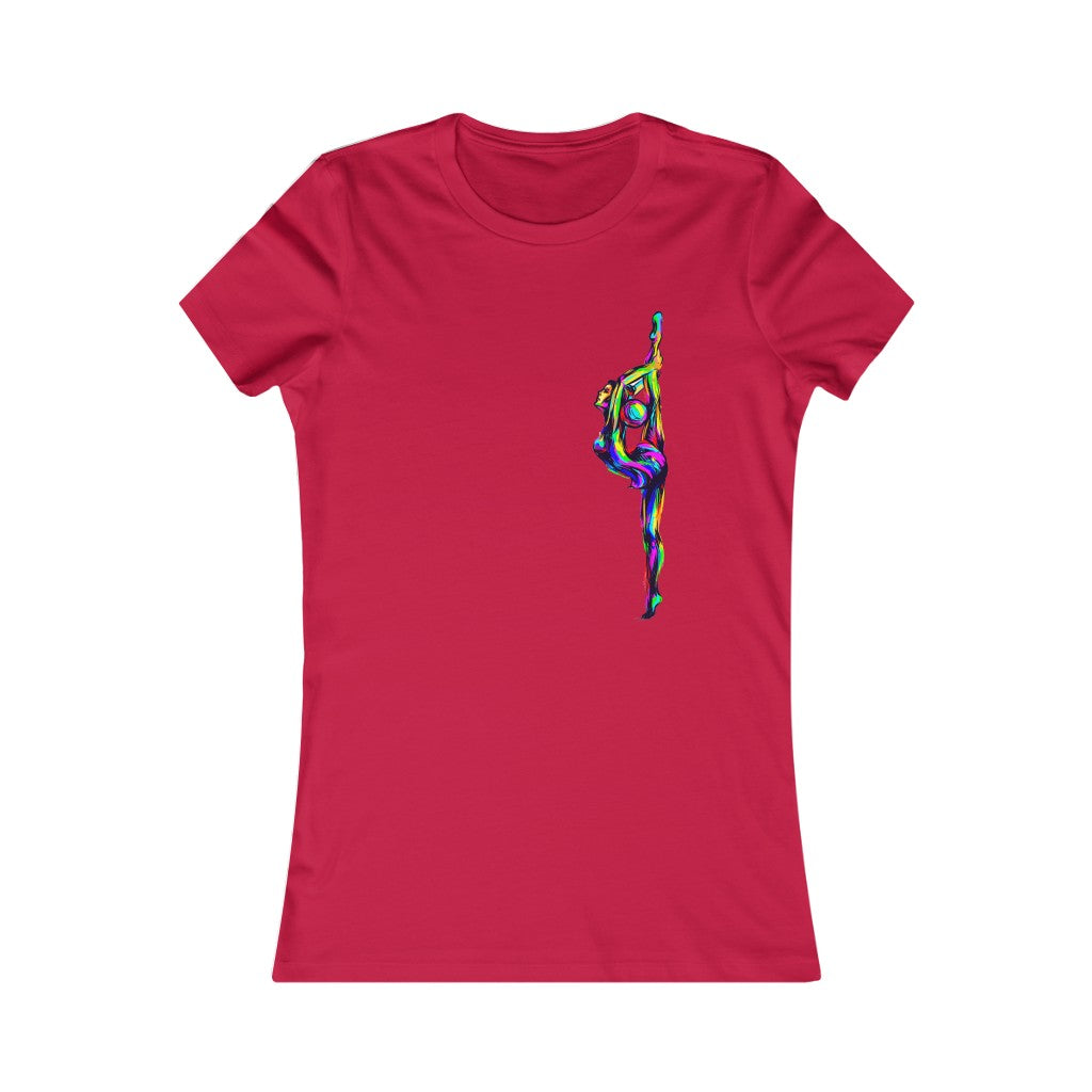 Women's Favorite Tee "Abstract girl gymnastics"