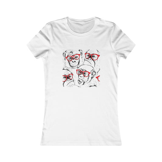 Women's Favorite Tee "Funny Monkeys"