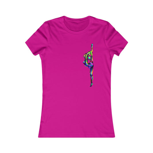 Women's Favorite Tee "Abstract girl gymnastics"