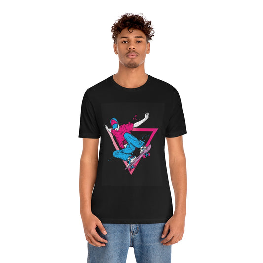 Unisex Jersey Short Sleeve Tee "Skateboarding"
