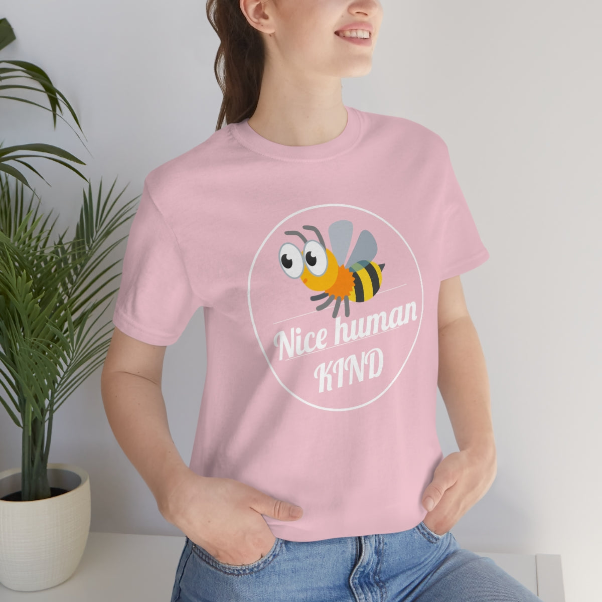 Unisex Jersey Short Sleeve Tee "Pink shirt DAY Bee Nice"