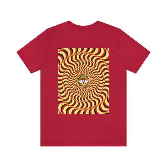 Unisex Jersey Short Sleeve Tee "Optical illusion Snake Eye"