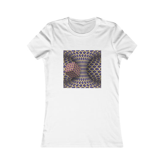 Women's Favorite Tee "Optical illusion Cube"