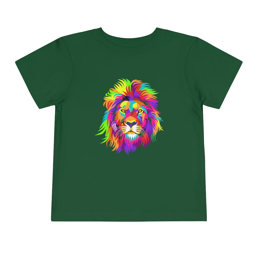 Kids Short Sleeve Tee "Colourful Lion"