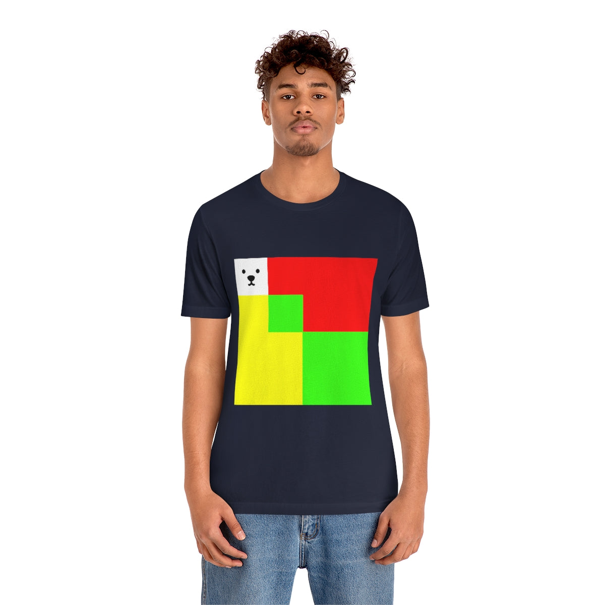 Unisex Jersey Short Sleeve Tee "CuBeArea abstract"