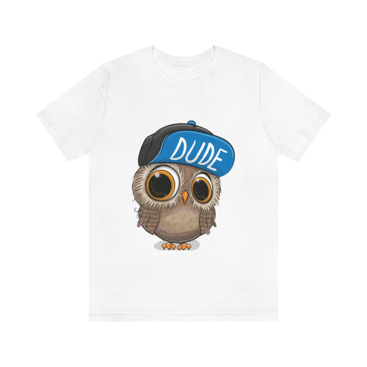 Unisex Jersey Short Sleeve Tee "Cute Cartoon Owl in a cap"