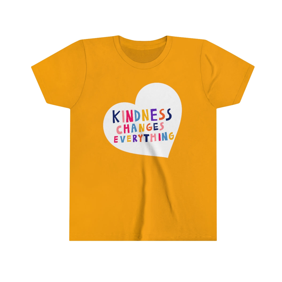 Youth Short Sleeve Tee "Pink shirt DAY Kindness changes everything"