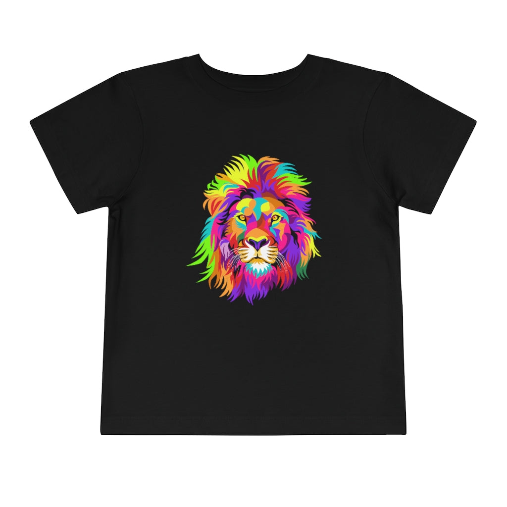 Kids Short Sleeve Tee "Colourful Lion"