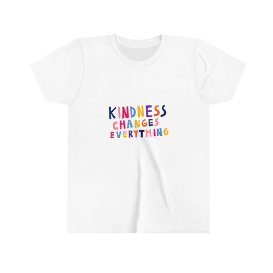 Youth Short Sleeve Tee "Pink shirt DAY Kindness changes everything"