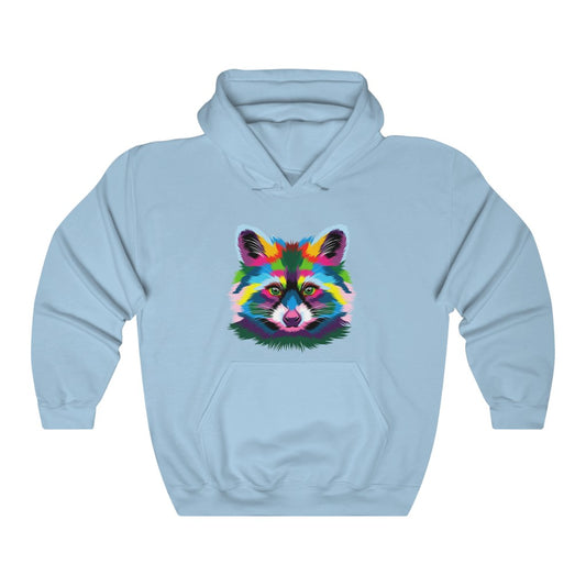 Unisex Heavy Blend™ Hooded Sweatshirt "Abstract colorful raccoon"