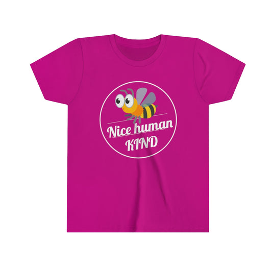 Youth Short Sleeve Tee "Pink shirt DAY Bee nice"