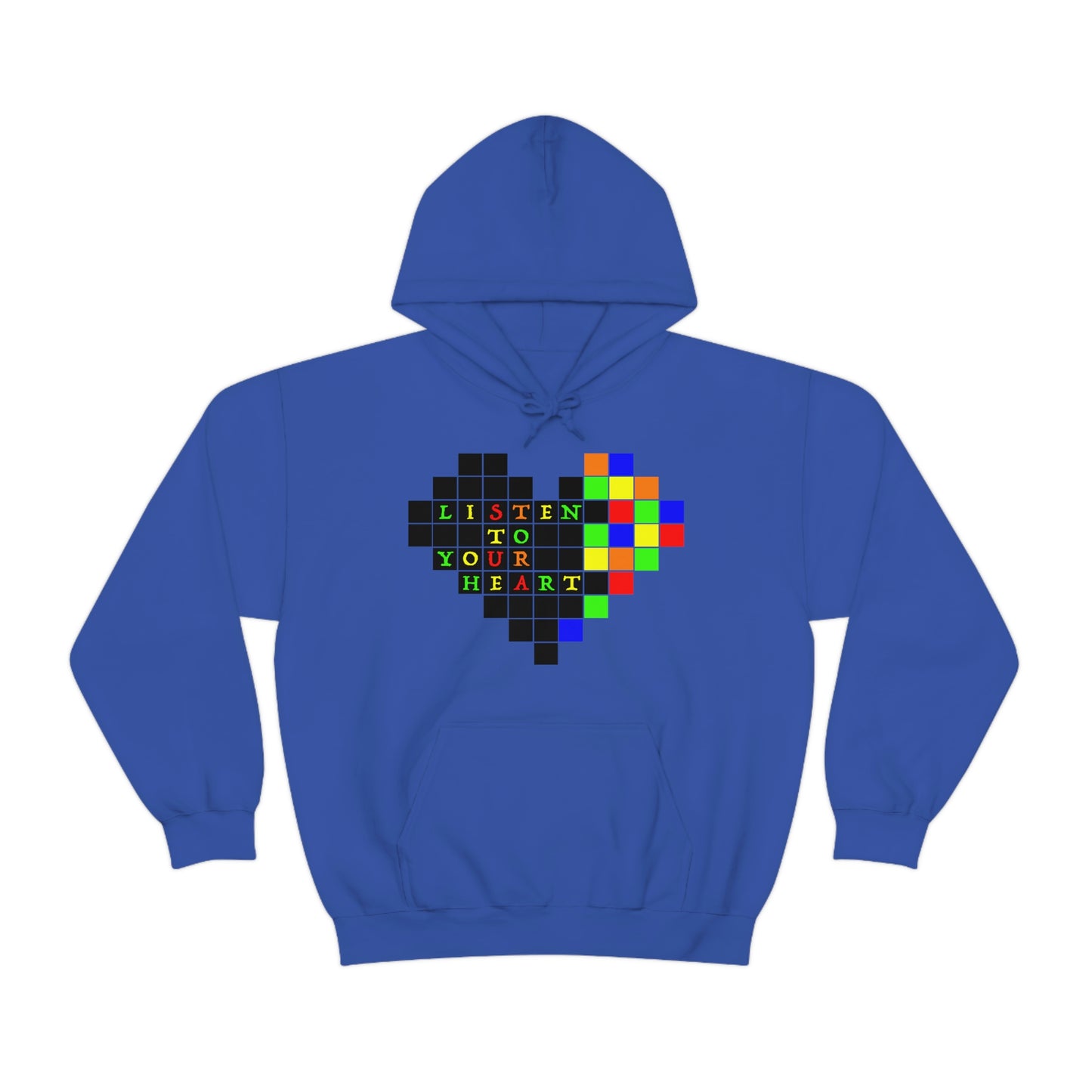 Unisex Heavy Blend™ Hooded Sweatshirt "Listen to your heart"