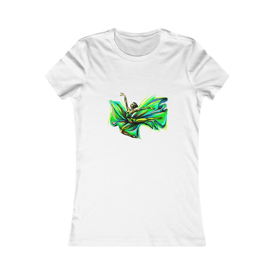 Women's Favorite Tee "Abstract girl dancer"
