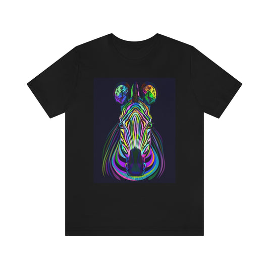 Unisex Jersey Short Sleeve Tee "Colorful zebra"