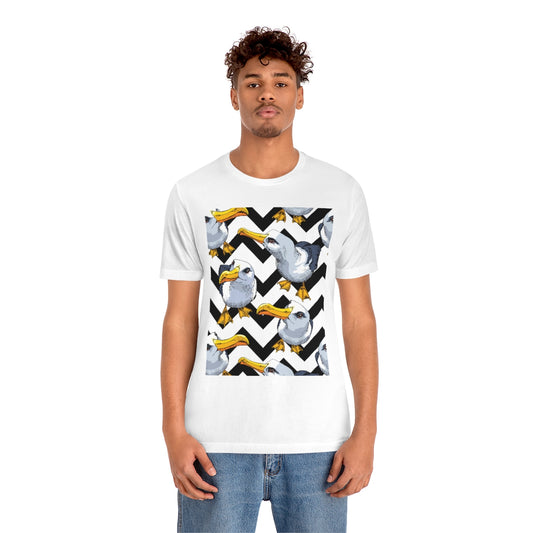 Unisex Jersey Short Sleeve Tee "Seagulls"