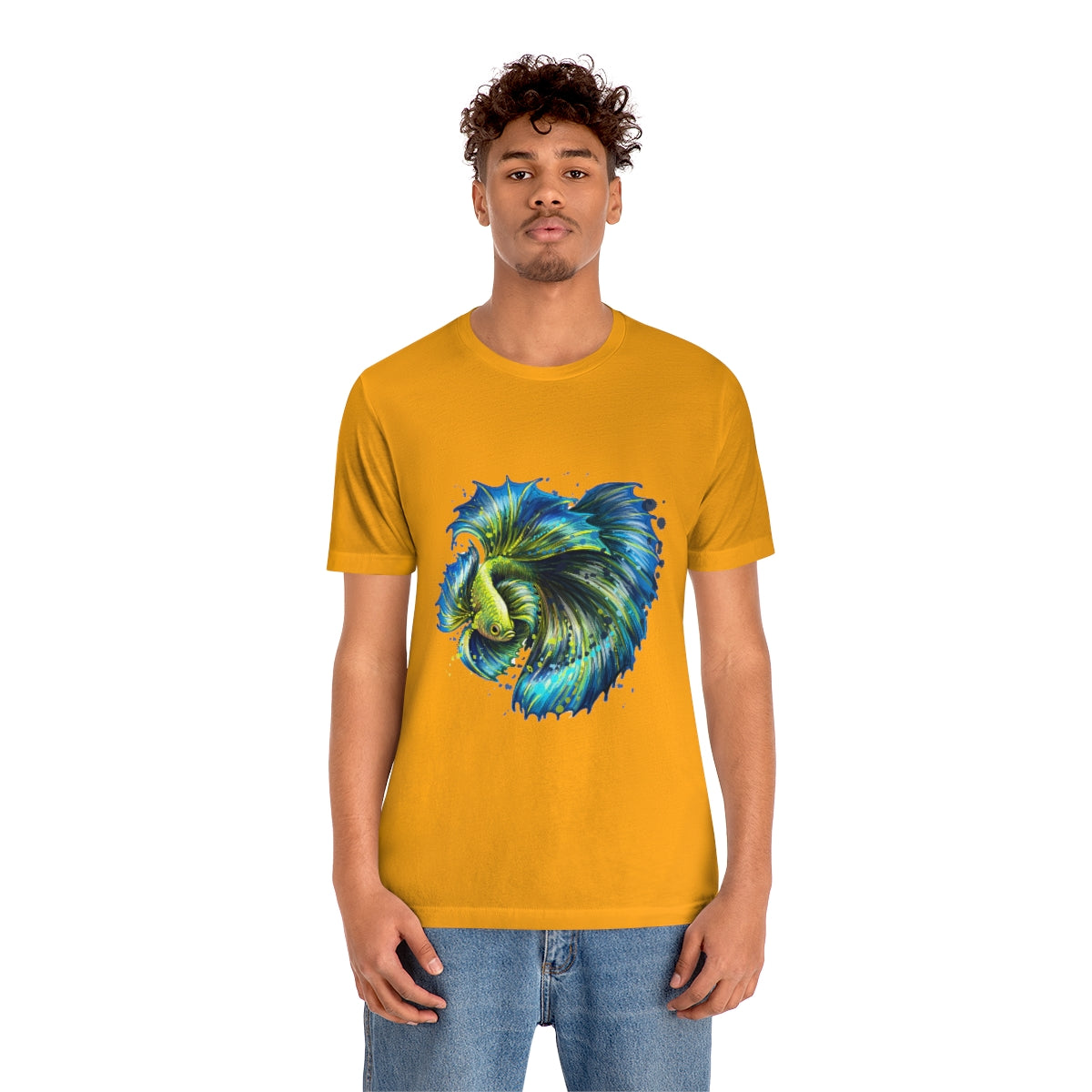 Unisex Jersey Short Sleeve Tee "Colorful tropical fish"