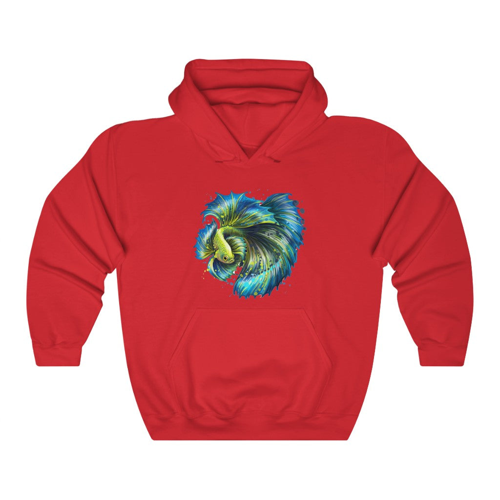 Unisex Heavy Blend™ Hooded Sweatshirt "Colorful tropical fish"