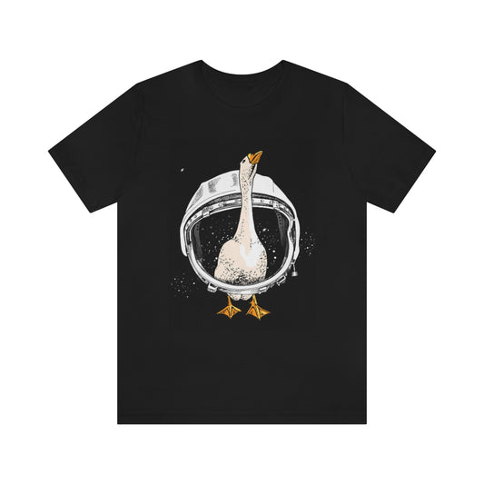 Unisex Jersey Short Sleeve Tee "Goose in a helmet"