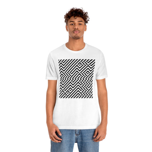 Unisex Jersey Short Sleeve Tee "Optical illusion LOVE"