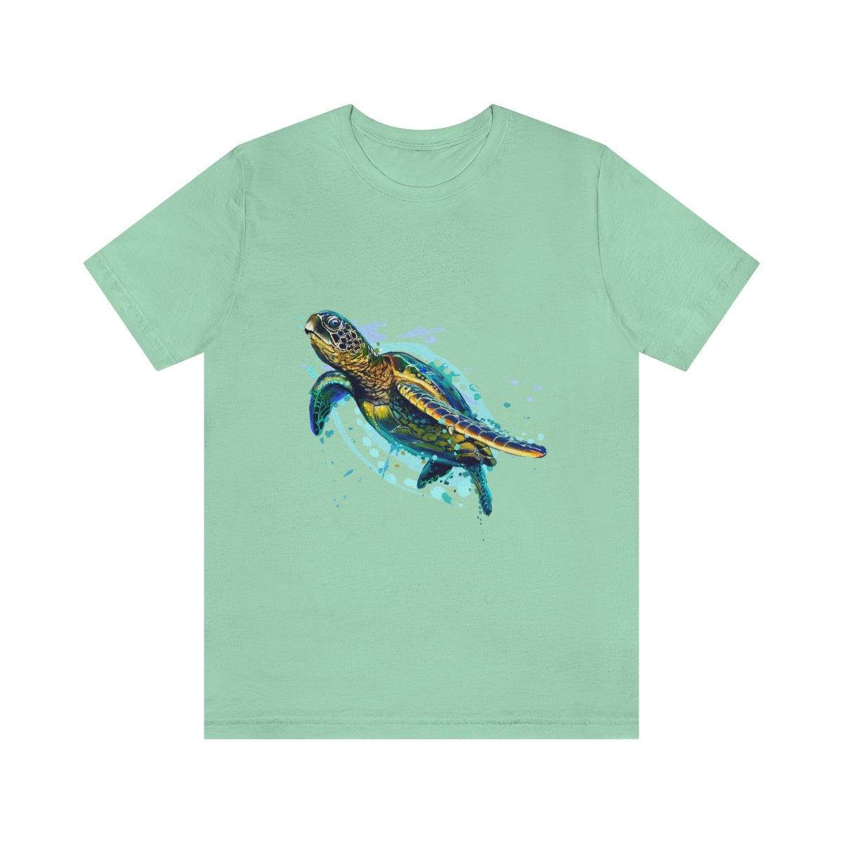 Unisex Jersey Short Sleeve Tee "Sea colorful turtle"