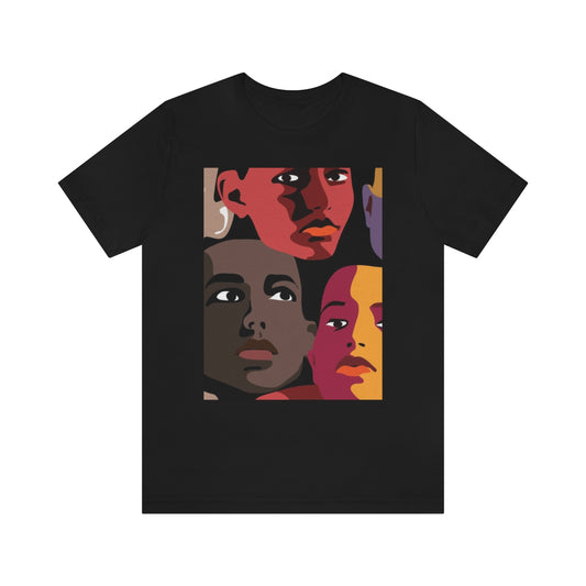 Unisex Jersey Short Sleeve Tee "Faces"