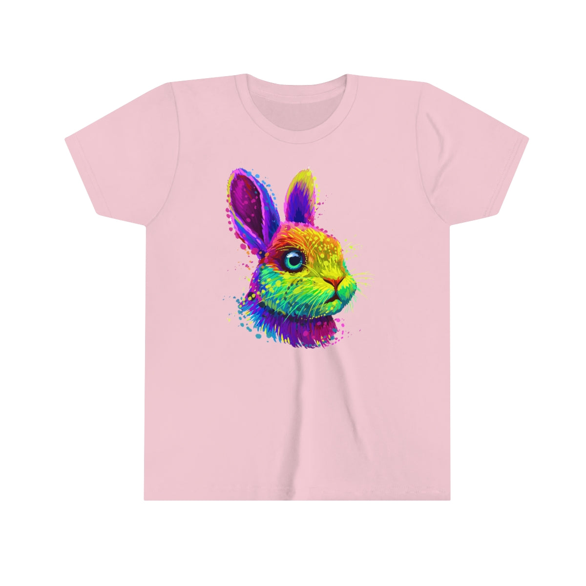 Youth Short Sleeve Tee "Abstract colorful little rabbit"
